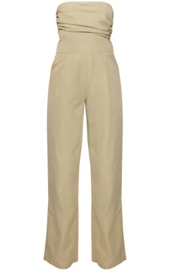 Sage Bandeau Corset Wide Leg Jumpsuit