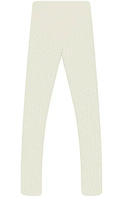 Sage Green Mesh Textured High Waisted Panties Flare Pants