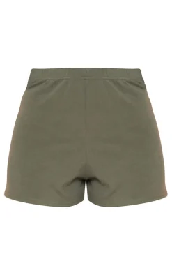 Sage Green Soft Rib PJ Shorts
