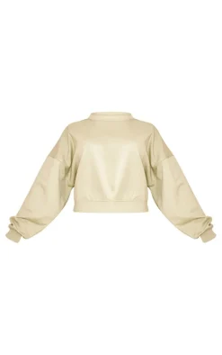 Sage Premium Oversized Boxy Sweat