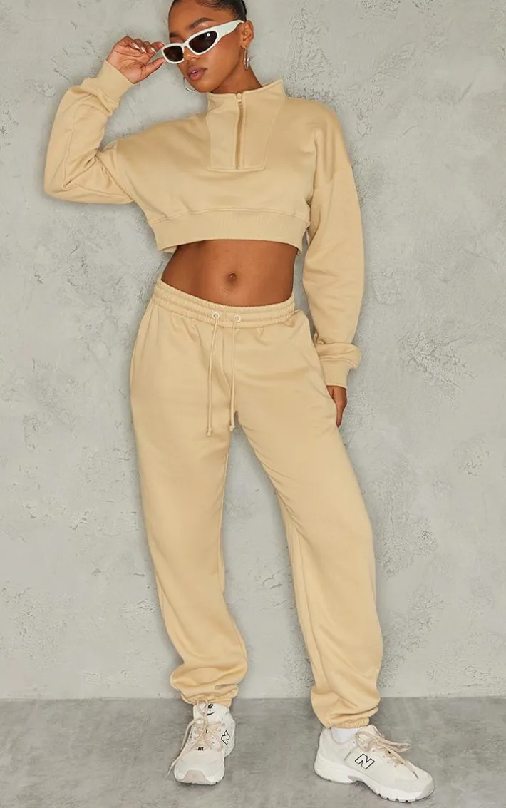 Sand Cuffed Pocket Detail Sweatpants