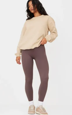 Sand Oversized Fit Sweatshirt