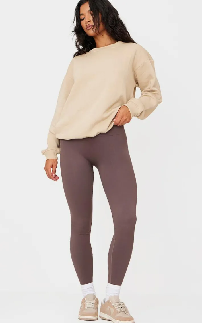 Sand Oversized Fit Sweatshirt