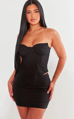 Shape Black Bandeau Corset