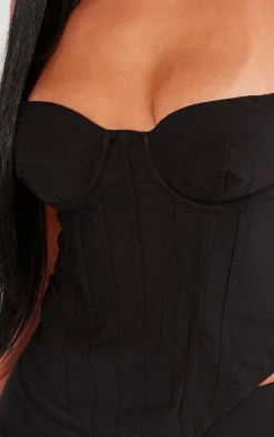 Shape Black Bandeau Corset