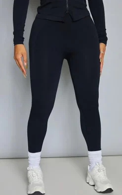 Shape Black Branded Gym Leggings