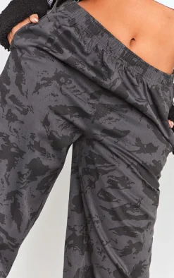 Shape Black Camo Toggle Detail Cargo Pants