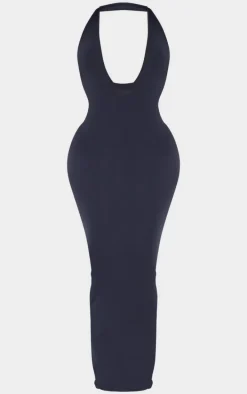 Shape Black Halter Neck Sculpt Dress