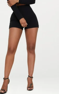 Shape Black High Waist Hot Pants
