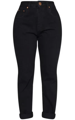 Shape Black High Waisted Mom Jeans