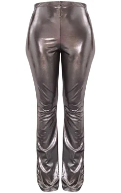 Shape Black Metallic Flare Pants