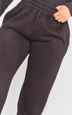 Shape Black Pocket High Waist Cuffed Sweatpants