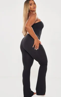 Shape Black Sculpted Bandeau Jumpsuit