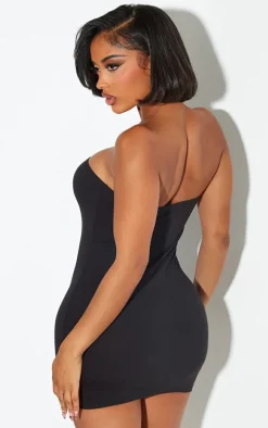 Shape Black Sculpted Bandeau Bodycon Dress