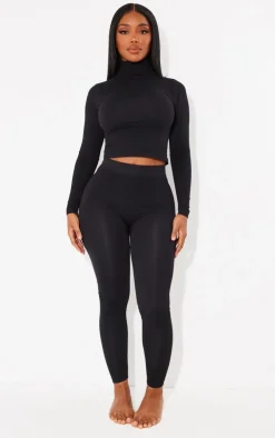 Shape Black Sculpted High Waisted Leggings