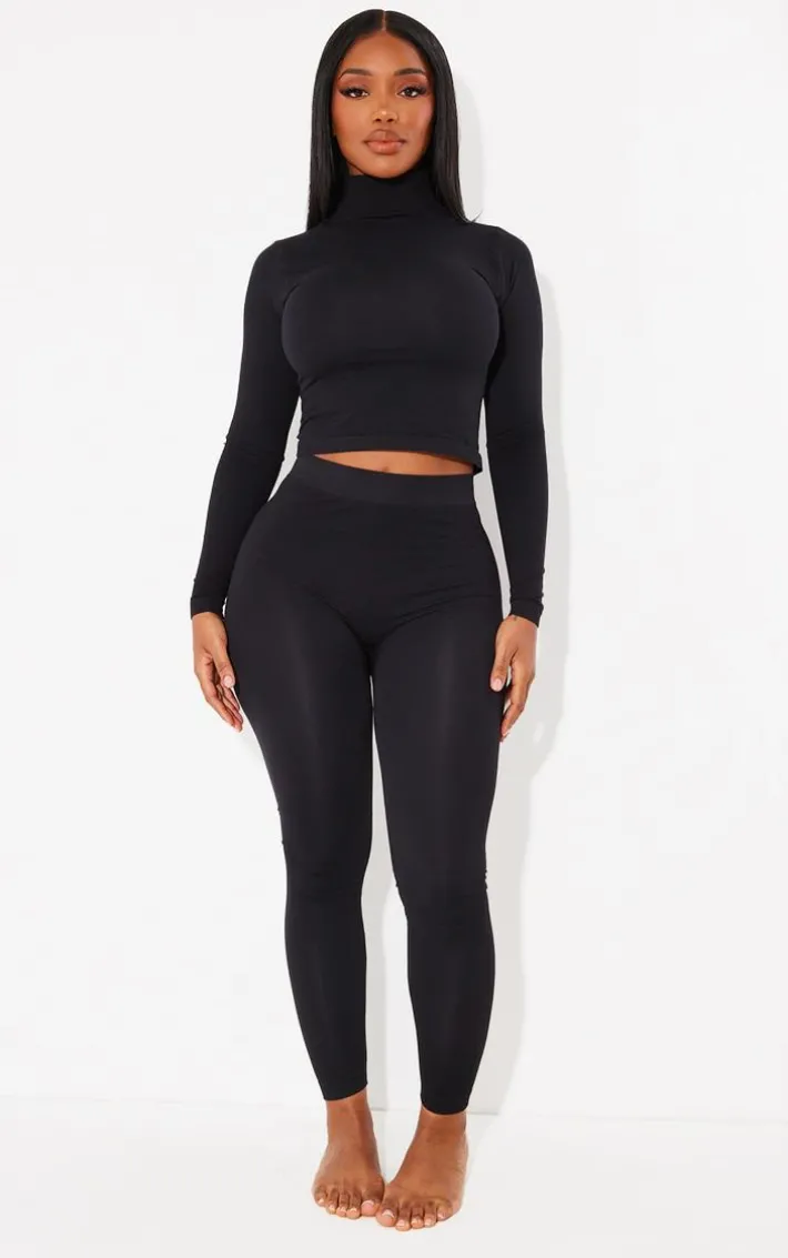 Shape Black Sculpted High Waisted Leggings