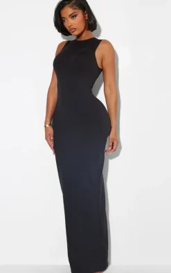 Shape Black Sculpted Racer Maxi Dress