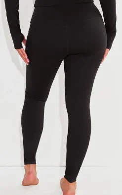 Shape Black Sculpted Seam Detail High Waist Leggings