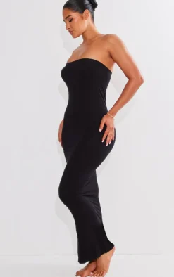 Shape Black Seamless Bandeau Maxi Dress