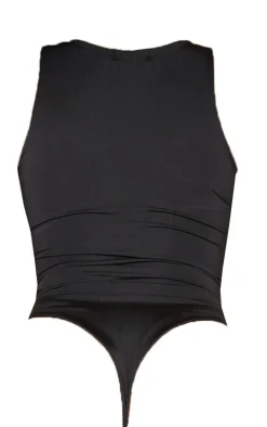 Shape Black Sleeveless Slinky Bodysuit