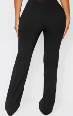 Shape Black Stretch Buckle Straight Leg Pants