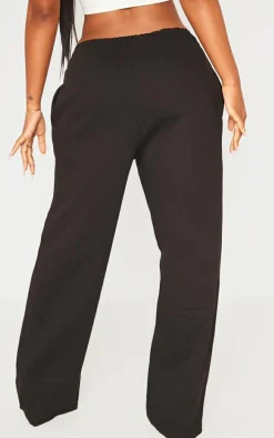 Shape Black Sweat Elasticated V Waist Sweatpants