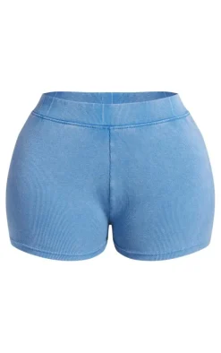 Shape Blue Rib Hot Pants