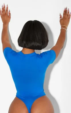 Shape Blue Sculpted Short Sleeve Bodysuit