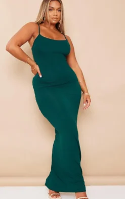 Shape Bright Green Jersey Strappy Maxi Dress