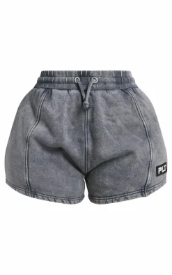 Shape Charcoal Washed Pocket Detail Shorts