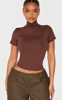 Shape Chocolate Sculpt Long Line T-shirt