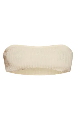 Shape Cream Knit Minimal Bandeau