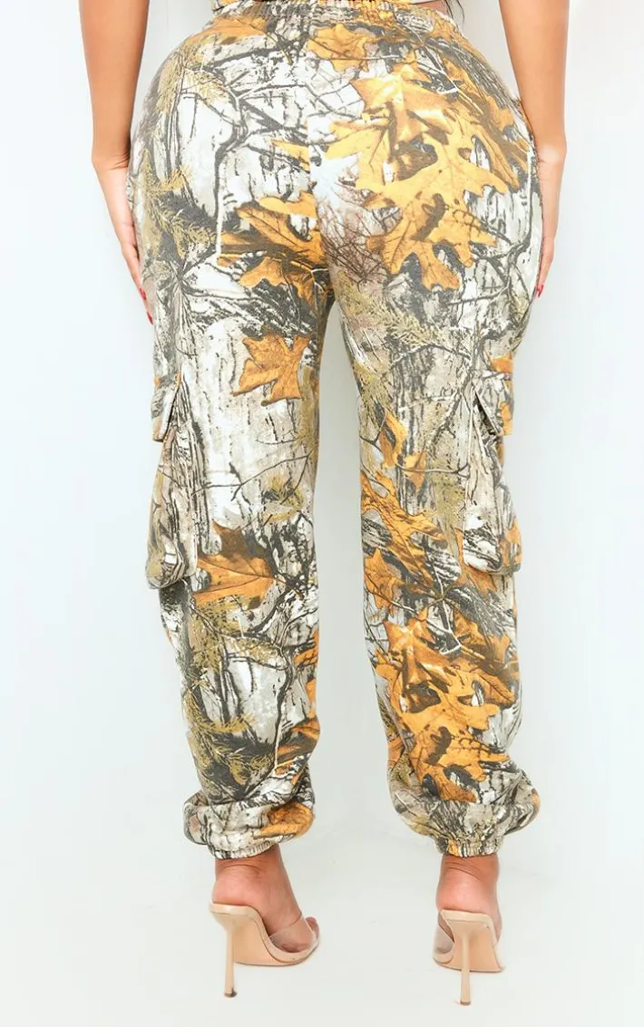 Shape Grey Forest Camo Sweat Oversized Sweatpants