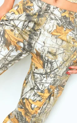 Shape Grey Forest Camo Sweat Oversized Sweatpants