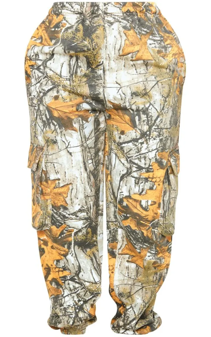 Shape Grey Forest Camo Sweat Oversized Sweatpants