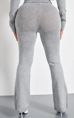 Shape Grey Knitted Flare Pants