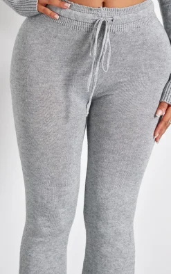 Shape Grey Knitted Flare Pants