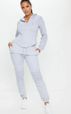 Shape Grey Panel Detail High Waist Sweatpants