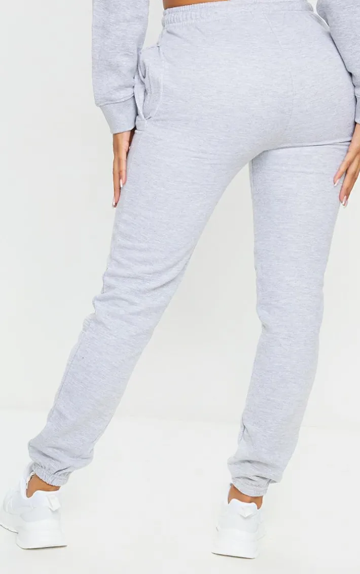 Shape Grey Panel Detail High Waist Sweatpants
