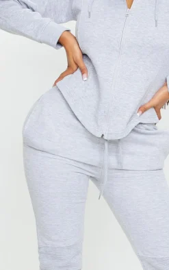 Shape Grey Panel Detail High Waist Sweatpants