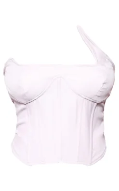 Shape Grey Woven Bust Detail Corset