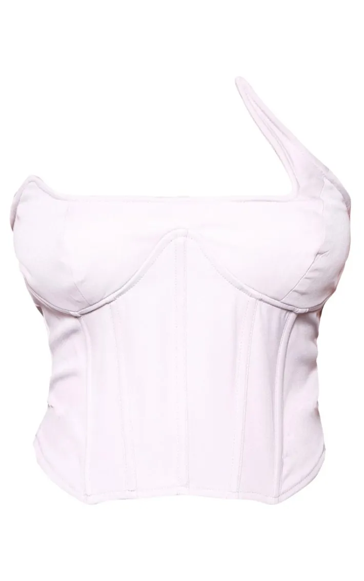 Shape Grey Woven Bust Detail Corset