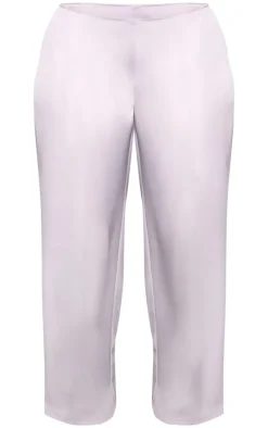 Shape Grey Woven Low Rise Wide Leg Pants