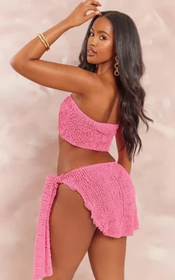 Shape Hot Pink Textured Super Crop Bandeau