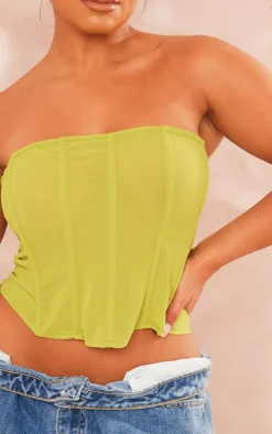 Shape Lime Mesh Boned Corset