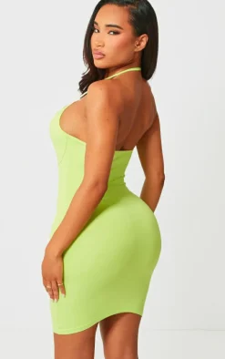 Shape Lime Sculpted Boning Bodycon Dress