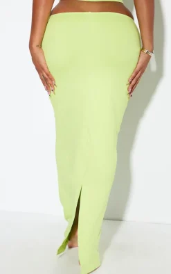 Shape Lime Sculpted Low Rise Maxi Skirt