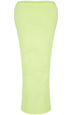 Shape Lime Sculpted Low Rise Maxi Skirt
