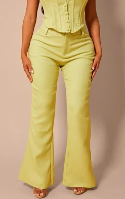 Shape Lime Woven High Waist Pants