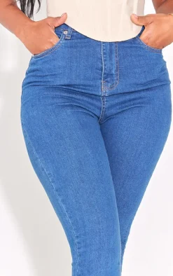 Shape Mid Blue Wash Disco Denim Skinny Jeans